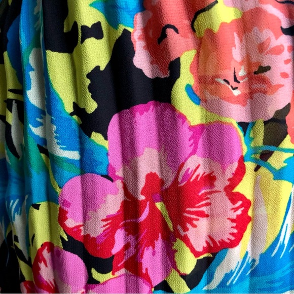 NWOT Loft Tropical Floral Fire Dress - Picture 10 of 11